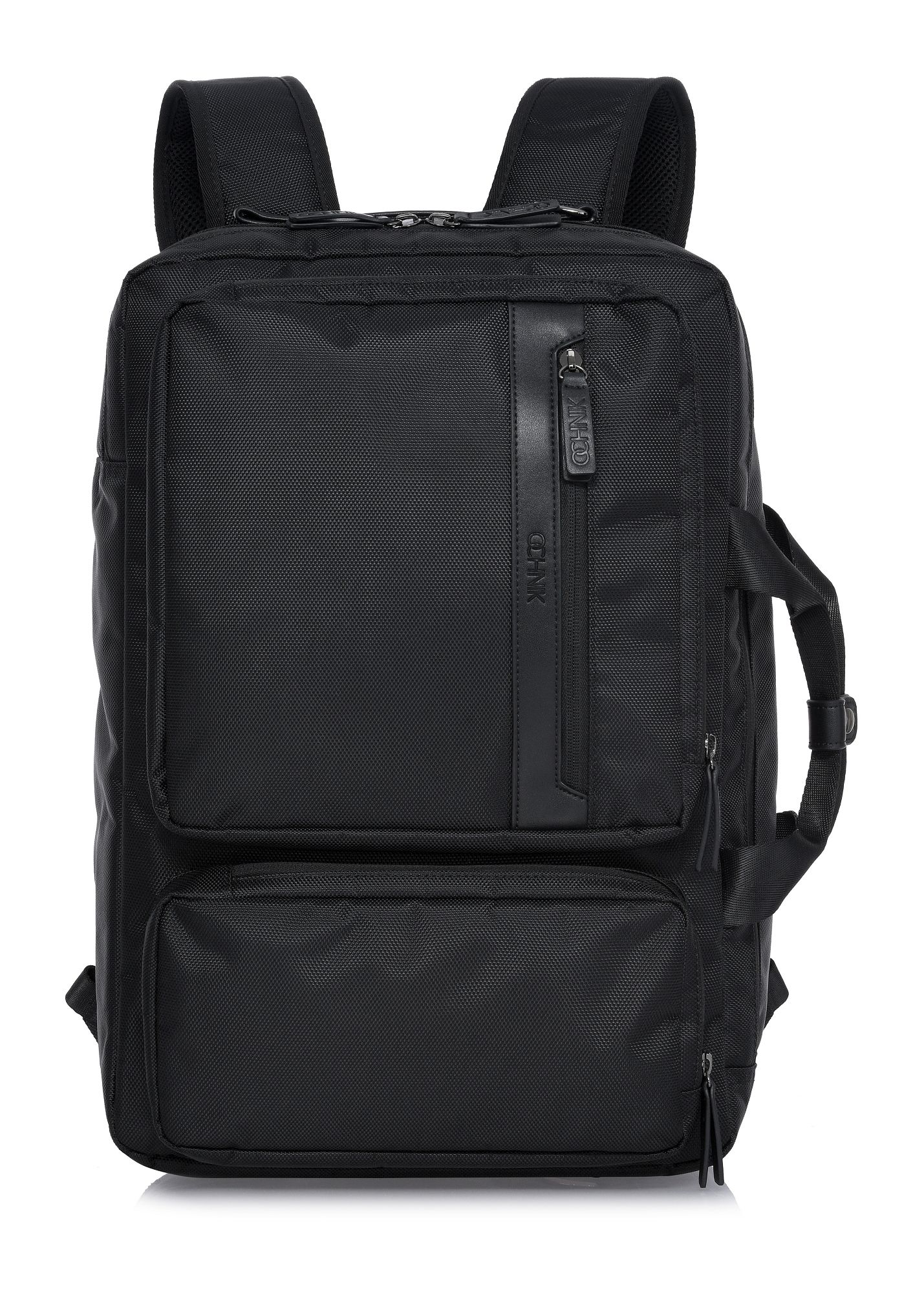 Чорний чоловічий рюкзак 2-в-1 і дорожня сумка