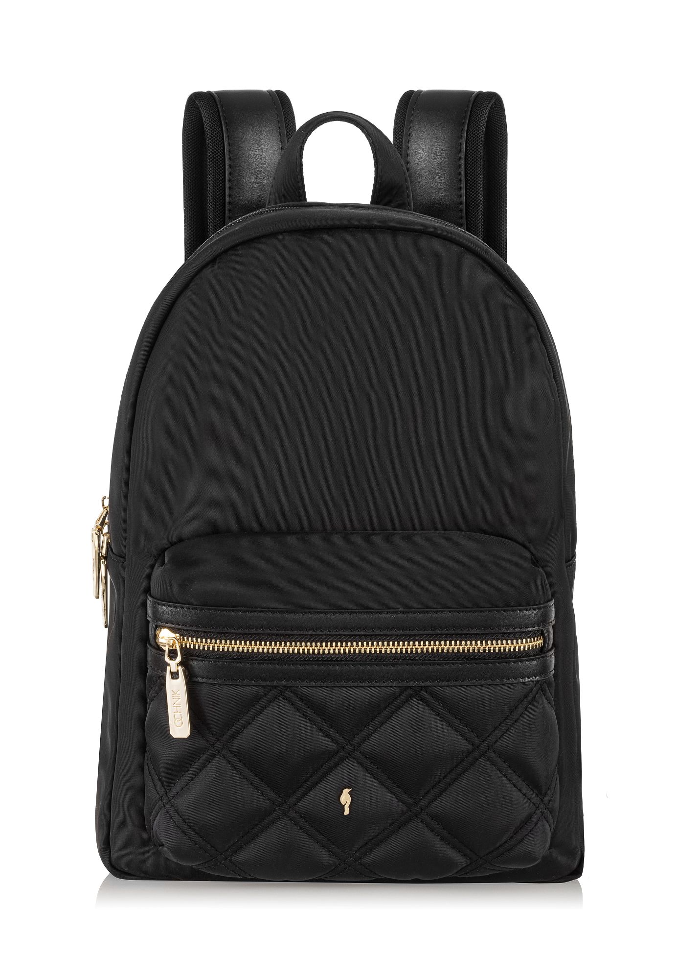 Чорний жіночий рюкзак з кишенею для ноутбука
