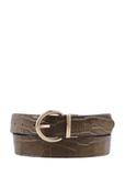 Dwustronny skórzany pasek damski croco PASDS-0332-8D(Z26)