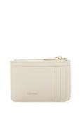 Kremowe etui na karty POREC-0413-0B(W26)
