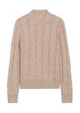 Sweter damski z ozdobnym splotem SWEDT-0210-1J(Z26)