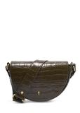 Półokrągła torebka damska croco khaki TORES-1328-8D(Z26)