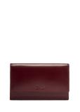 Bordowy duży skórzany portfel damski PORES-0974-49(Z25)