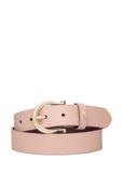 Skórzany pasek damski w kolorze różowym PASDS-0274-5B(W26)