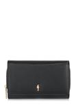 Великий чорний жіночий гаманець зі шкіри PORES-0801R-9I(W26)
