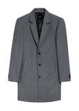 Чоловіче сіре вовняне пальто PLAMT-0006-91(Z25)