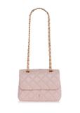 Różowa pikowana torebka damska TOREC-0932B-34(W25)