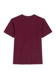 Bordowy T-shirt męski TSHMT-0120-4D(Z26)