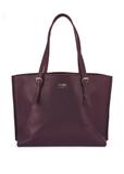 Bordowa duża torba shopper TOREC-1088-49(Z25)