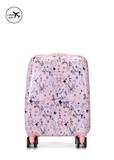 Мала рожева валіза на колесах  WALAB-0079-34-19(W25)