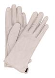 Skórzane białe rękawiczki damskie REKDS-0001A-12(Z25)