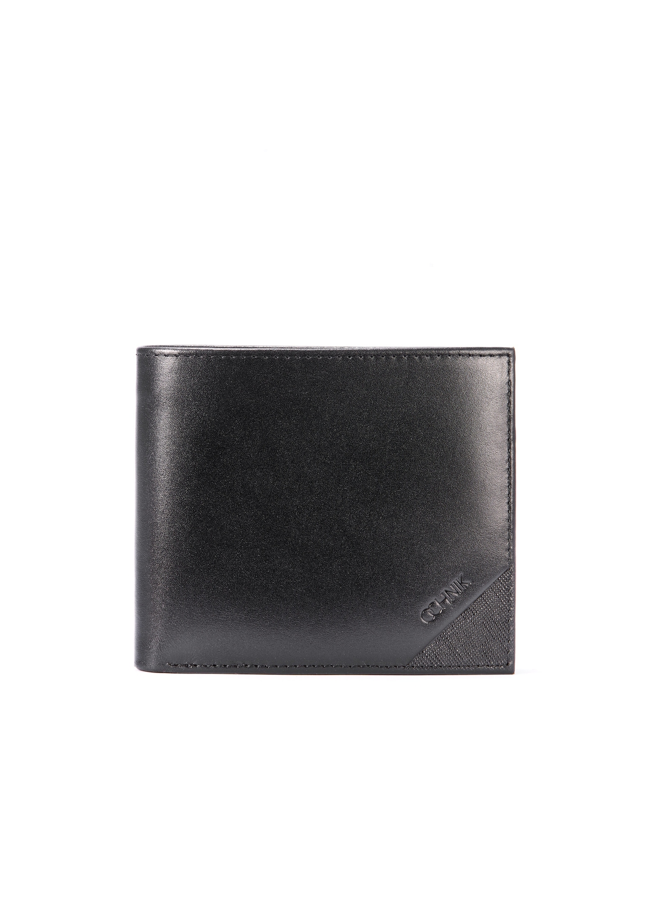 Skórzany portfel męski w kolorze czarnym PORMS-0636-99(W25)
