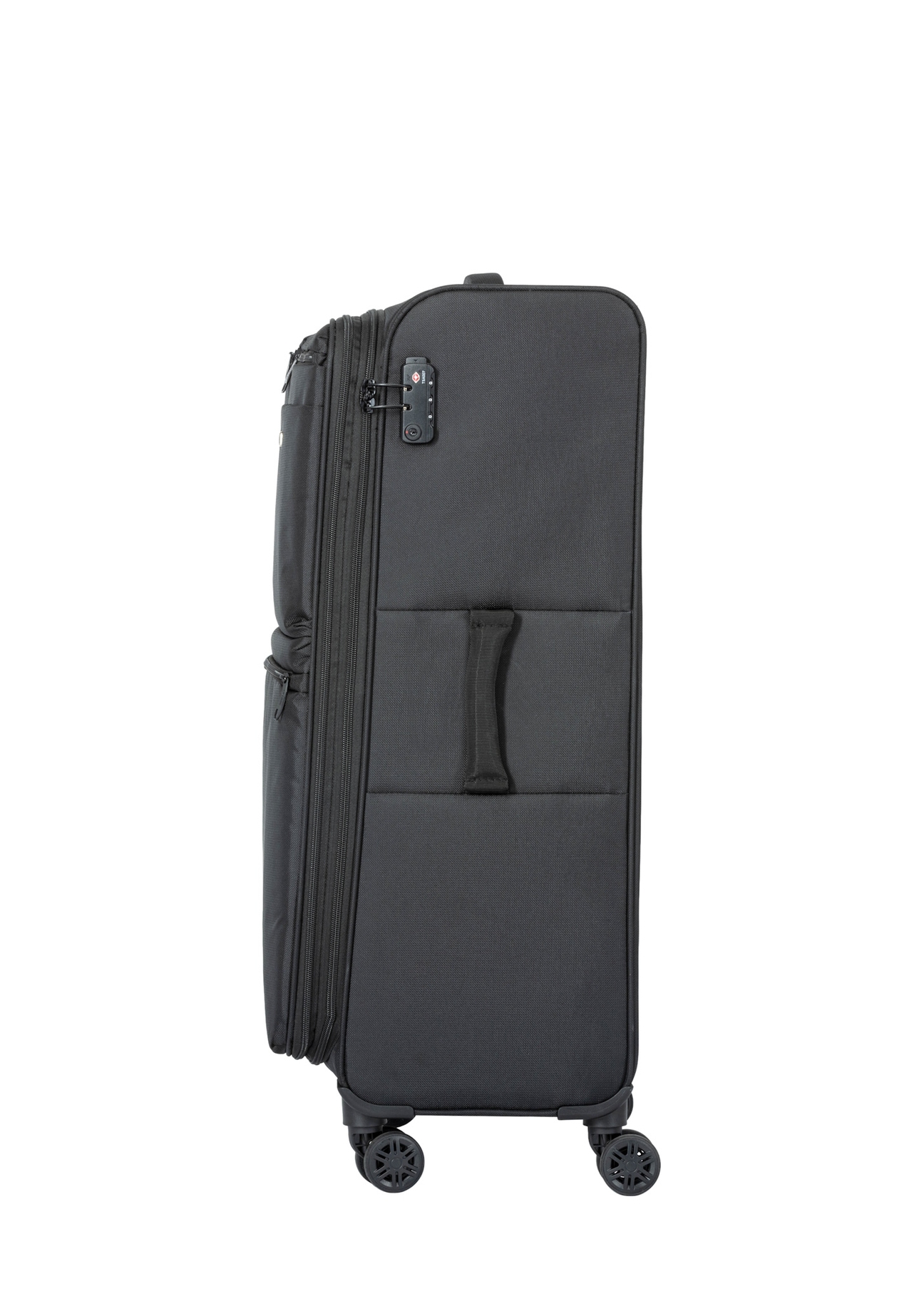 Комплект валіз-колясок WALNY-0048-99(W26) 19/24/28 дюймів, вигляд виробу збоку на білому фоні.