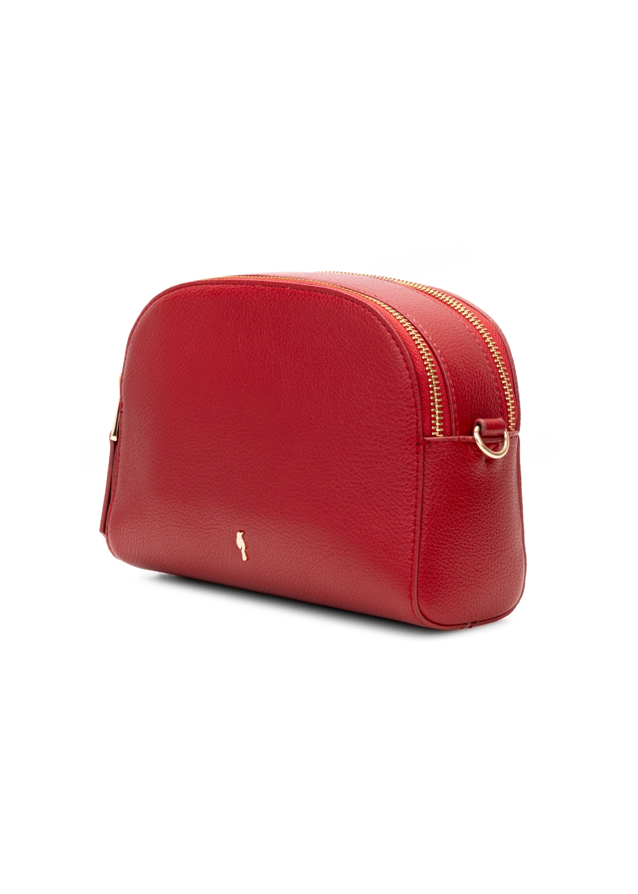 Маленька червона жіноча сумочка TOREC-0036E-42(Z25), діагональний вигляд виробу на білому тлі.