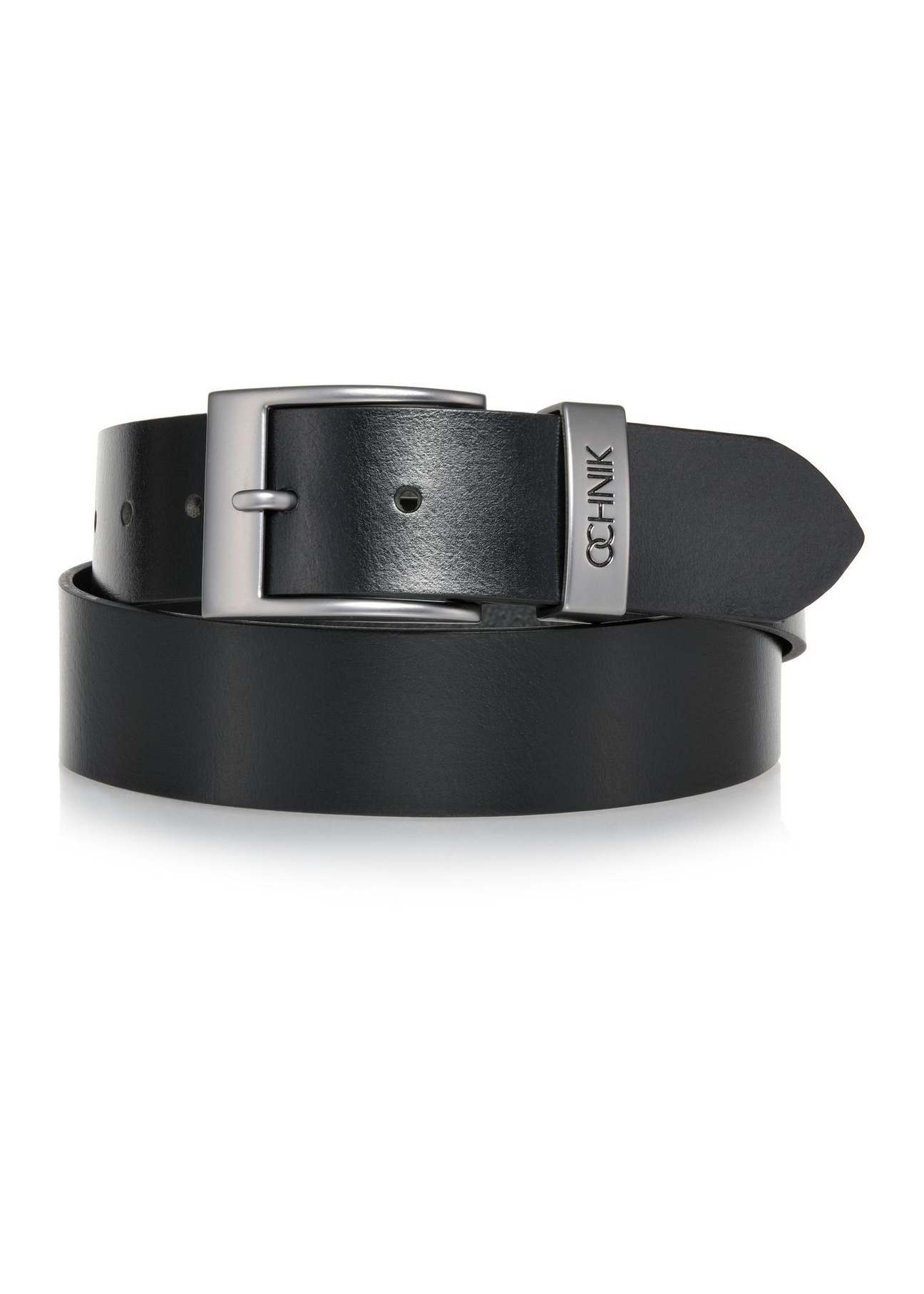 Skórzany czarny pasek męski PASMS-0127A-99(Z26)