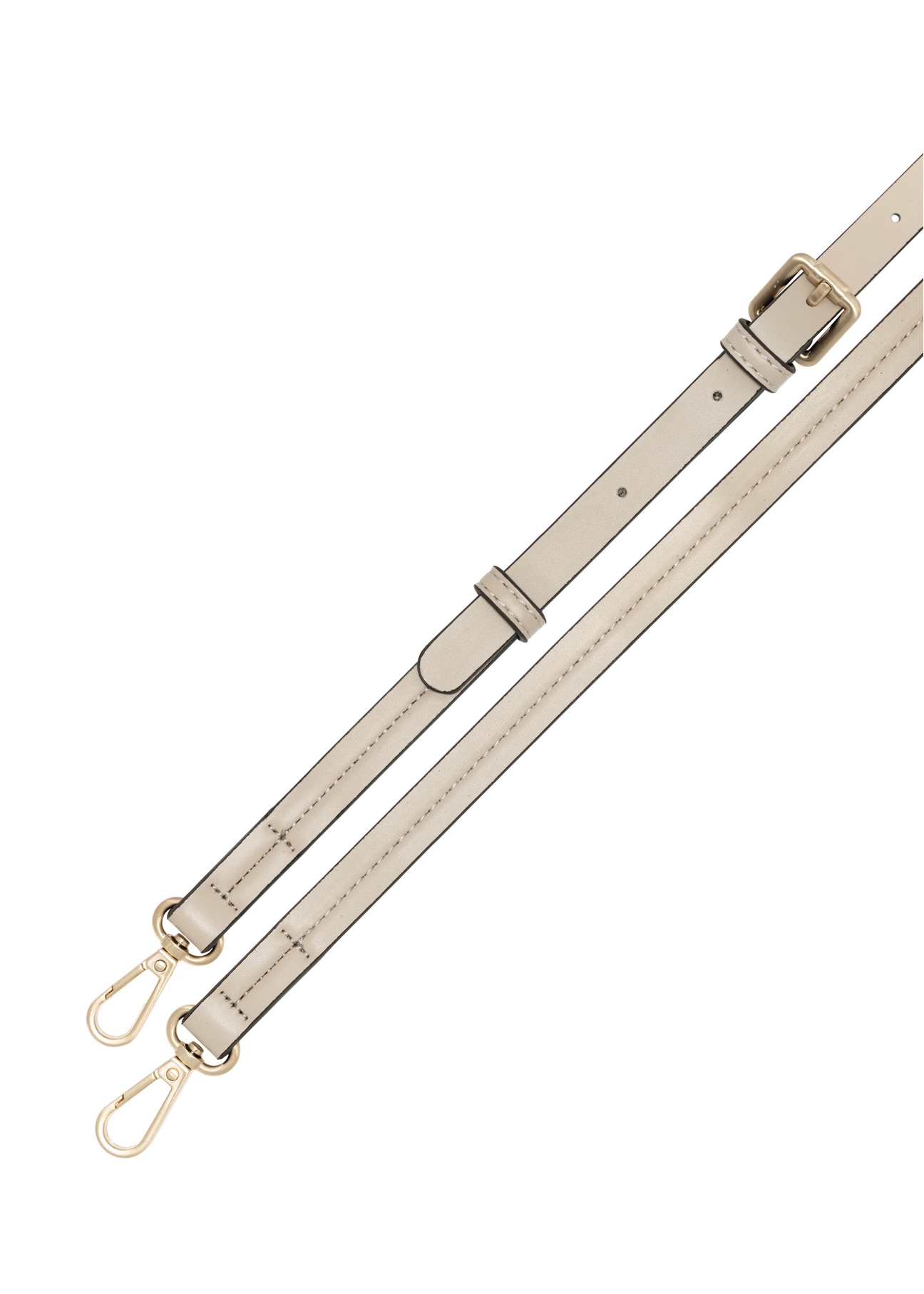 Бежева жіноча сумка через плече TOREC-1182-1A(W26), вигляд виробу з ремінцем на білому фоні.