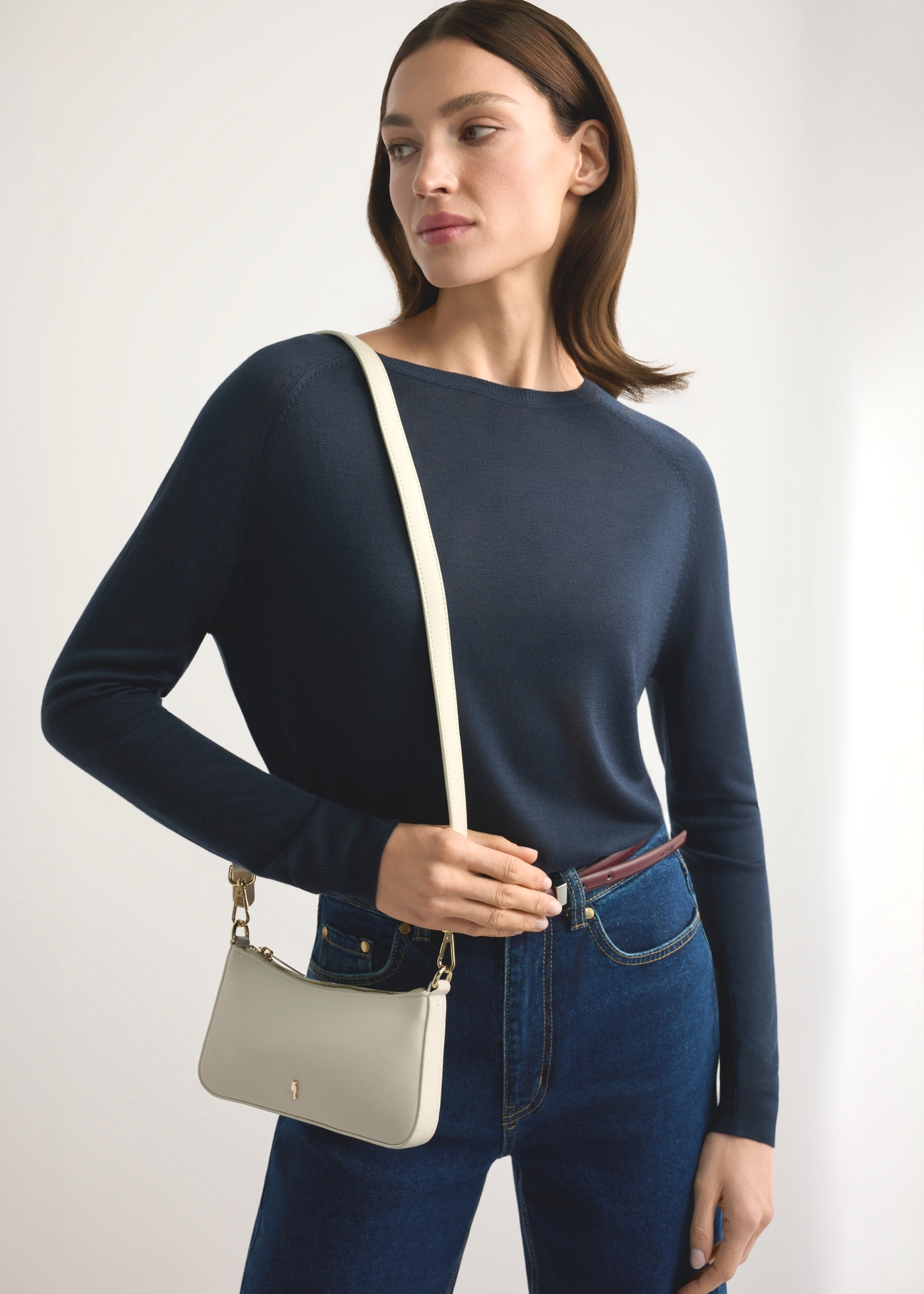 Маленька кремова жіноча сумка TOREC-1188-0B(W26)