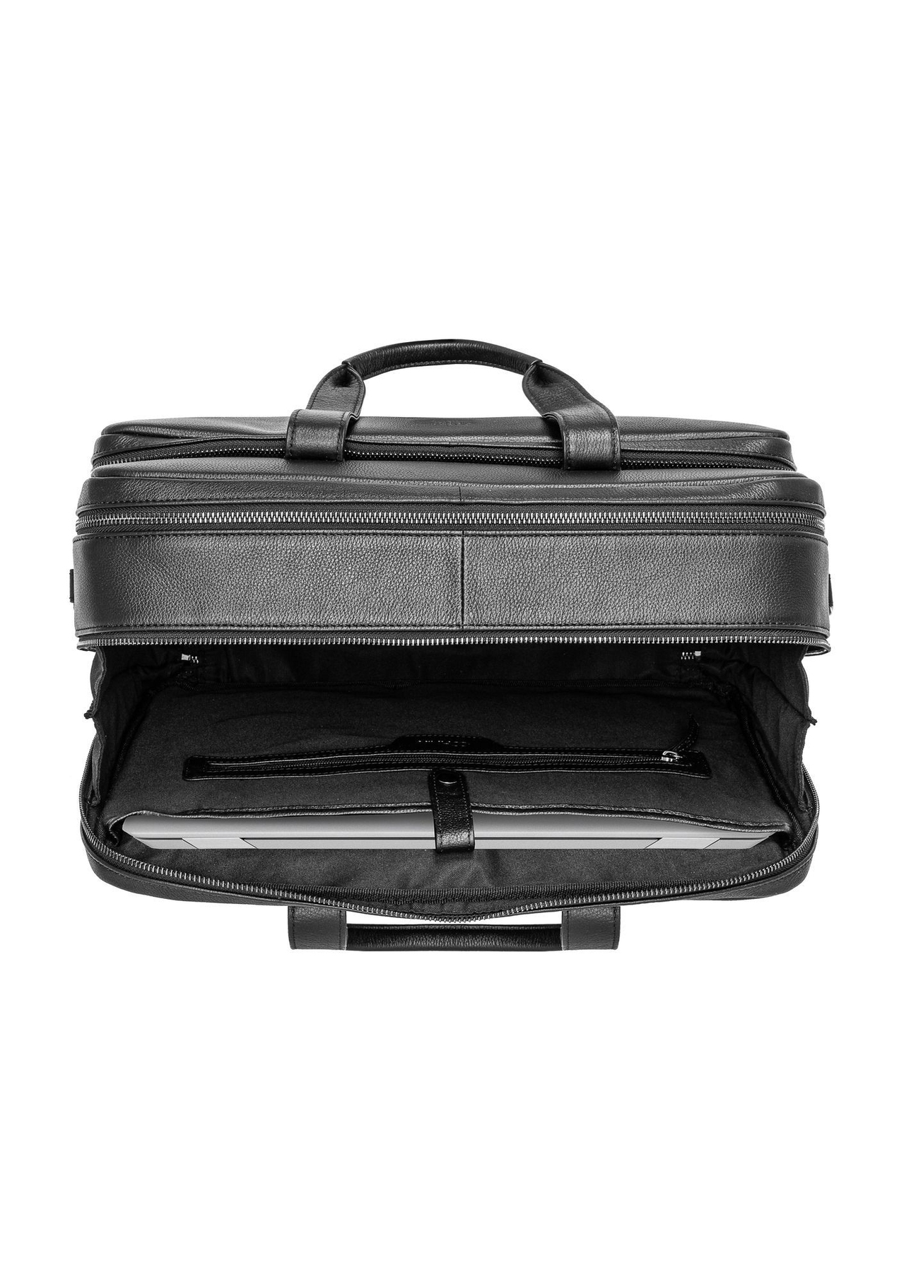 Чорна чоловіча шкіряна сумка TORMS-0020R-9I(W26)