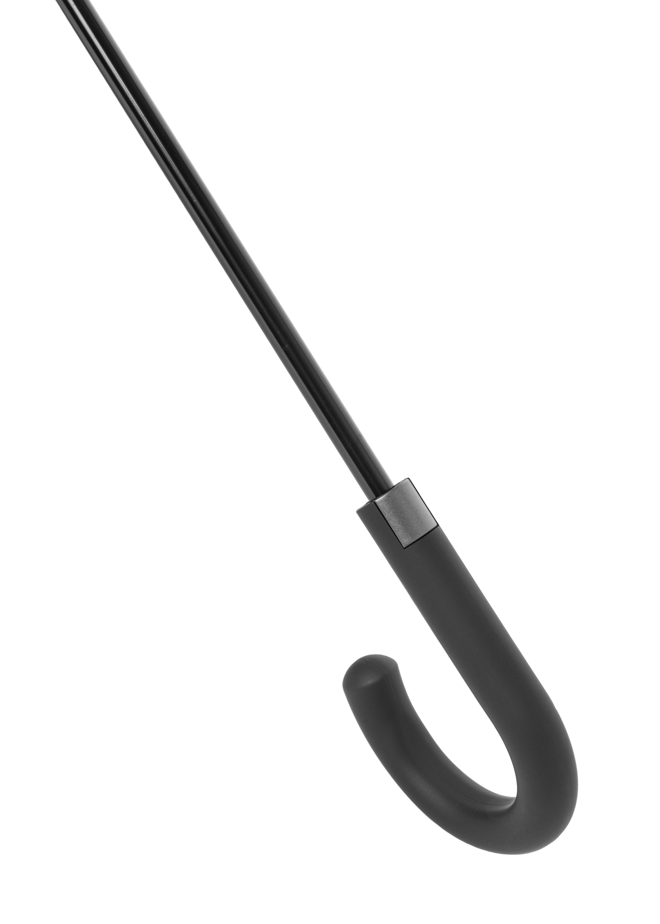 Велика жіноча парасолька бежевого кольору PARSD-0035-1B(W26), вигляд ручки виробу на білому фоні.