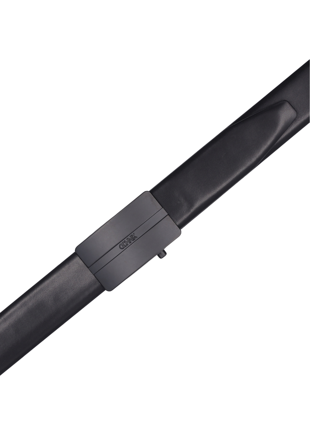 Czarny skórzany pasek męski PASMS-0291-99(Z26)