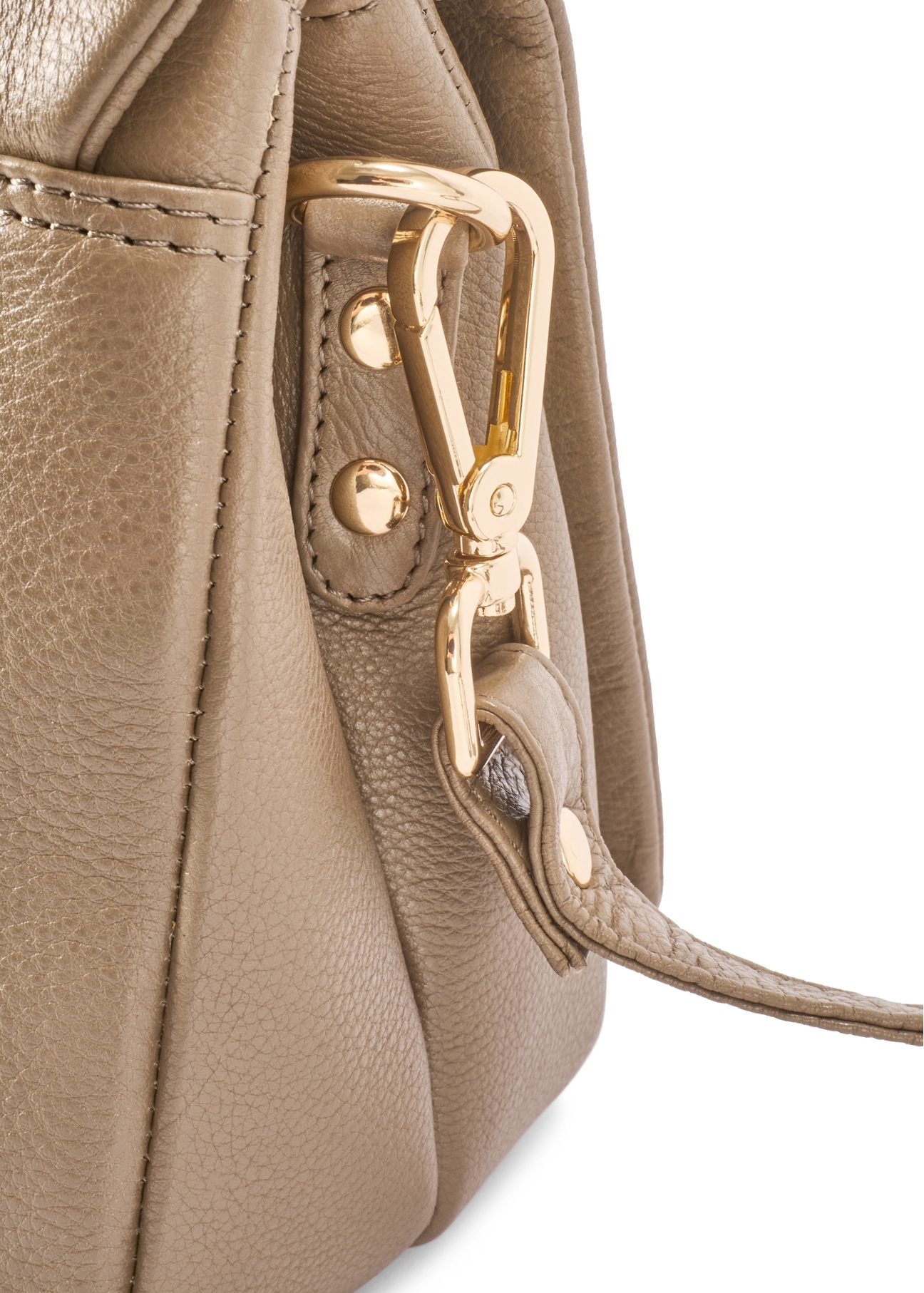 Темно-бежева жіноча шкіряна сумочка TORES-0911F-1K(W26)