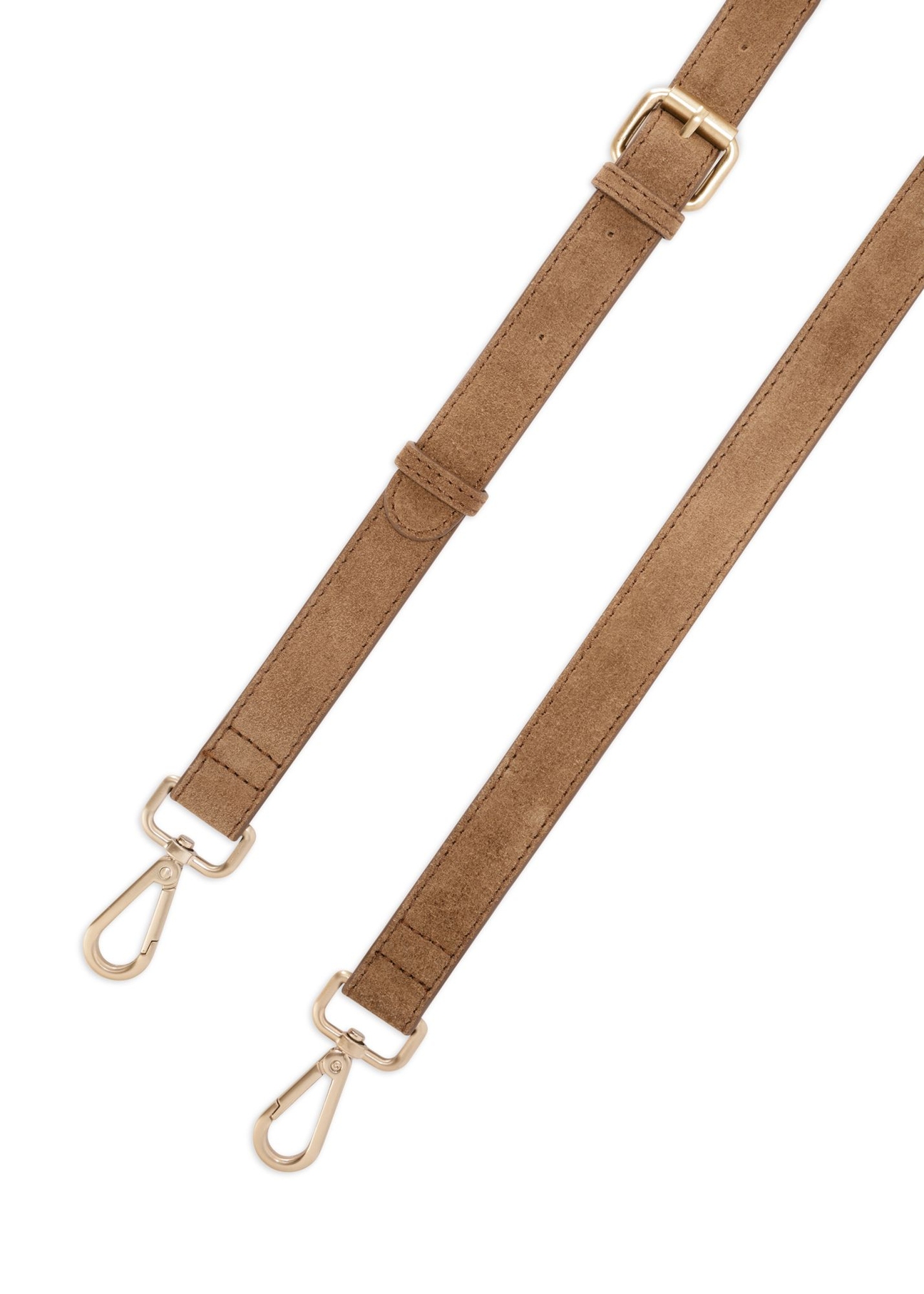 Zamszowa torebka w kolorze beżowym TORES-1191-1B(W26)