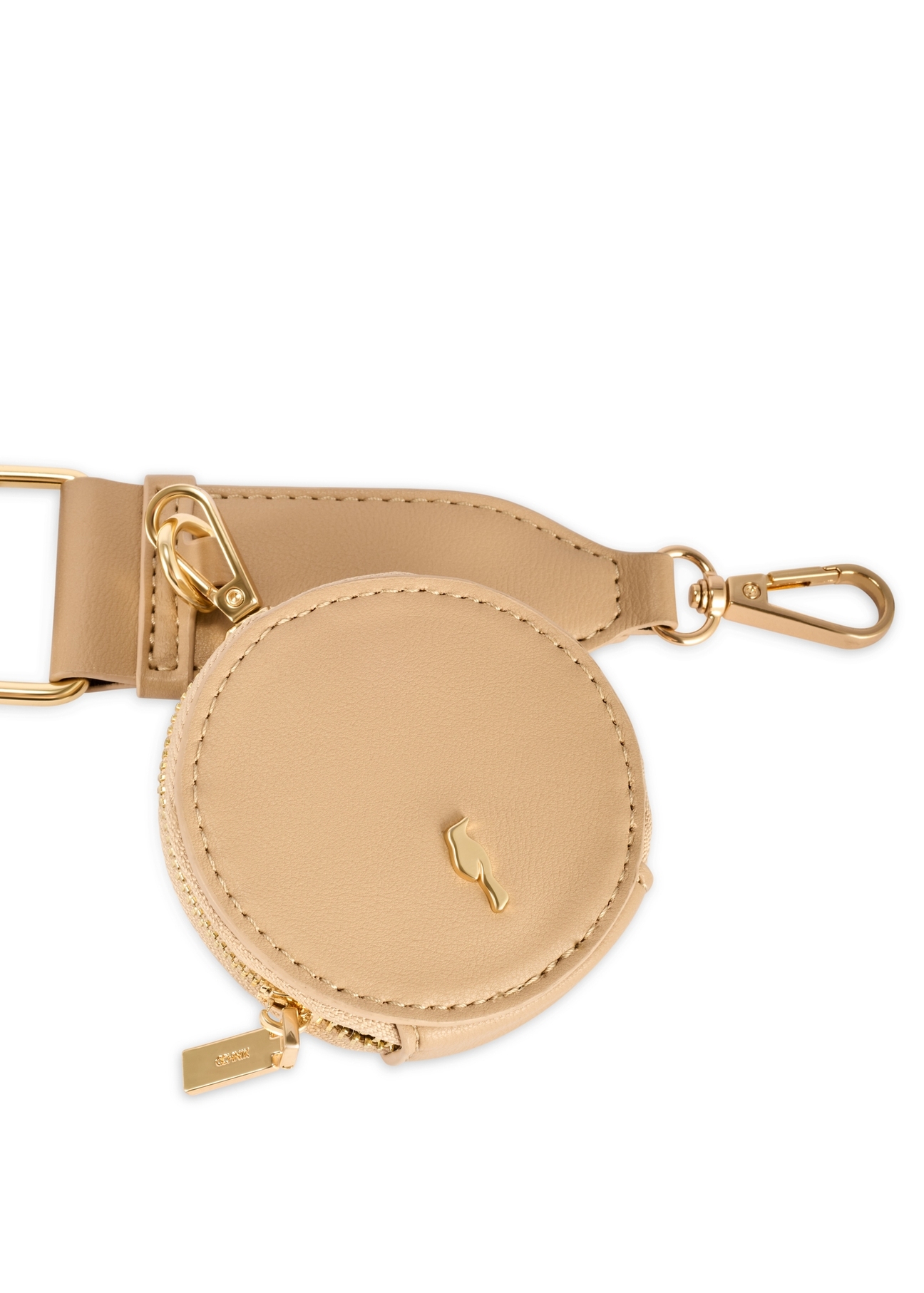 Mała beżowa torebka damska TOREC-1171-1B(W26)