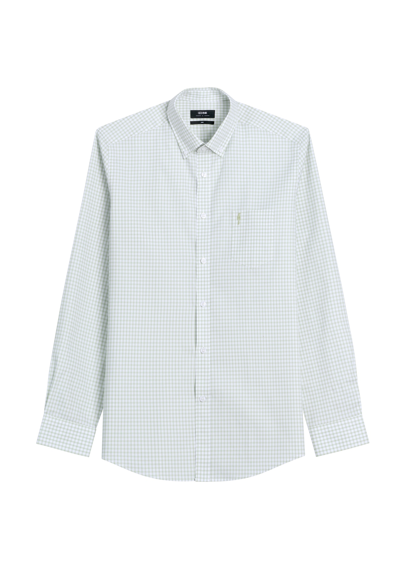 Чоловіча бавовняна сорочка в шавлієву клітинку KOSMT-0277-8F(W26)