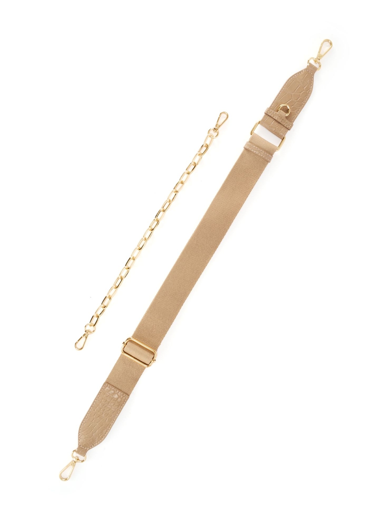 Mała beżowa torebka damska croco TOREC-1171-1D(W26)