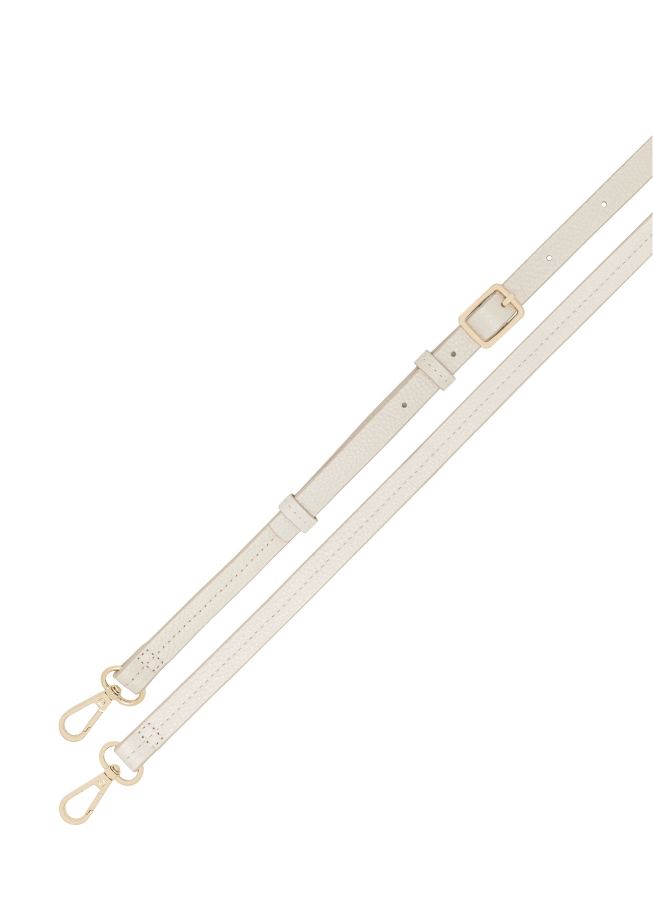 Кремова шкіряна сумка-шопер TORES-1272-0B(W26), вигляд ремінця виробу на білому фоні.