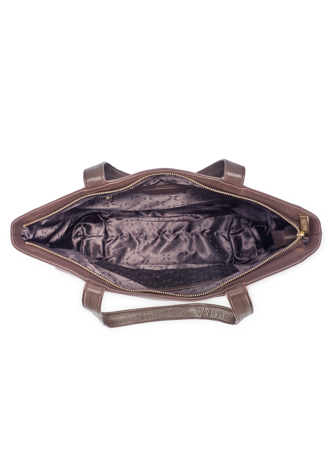 Коричнева шкіряна жіноча сумка-шопер TORES-1255-1I(W26)