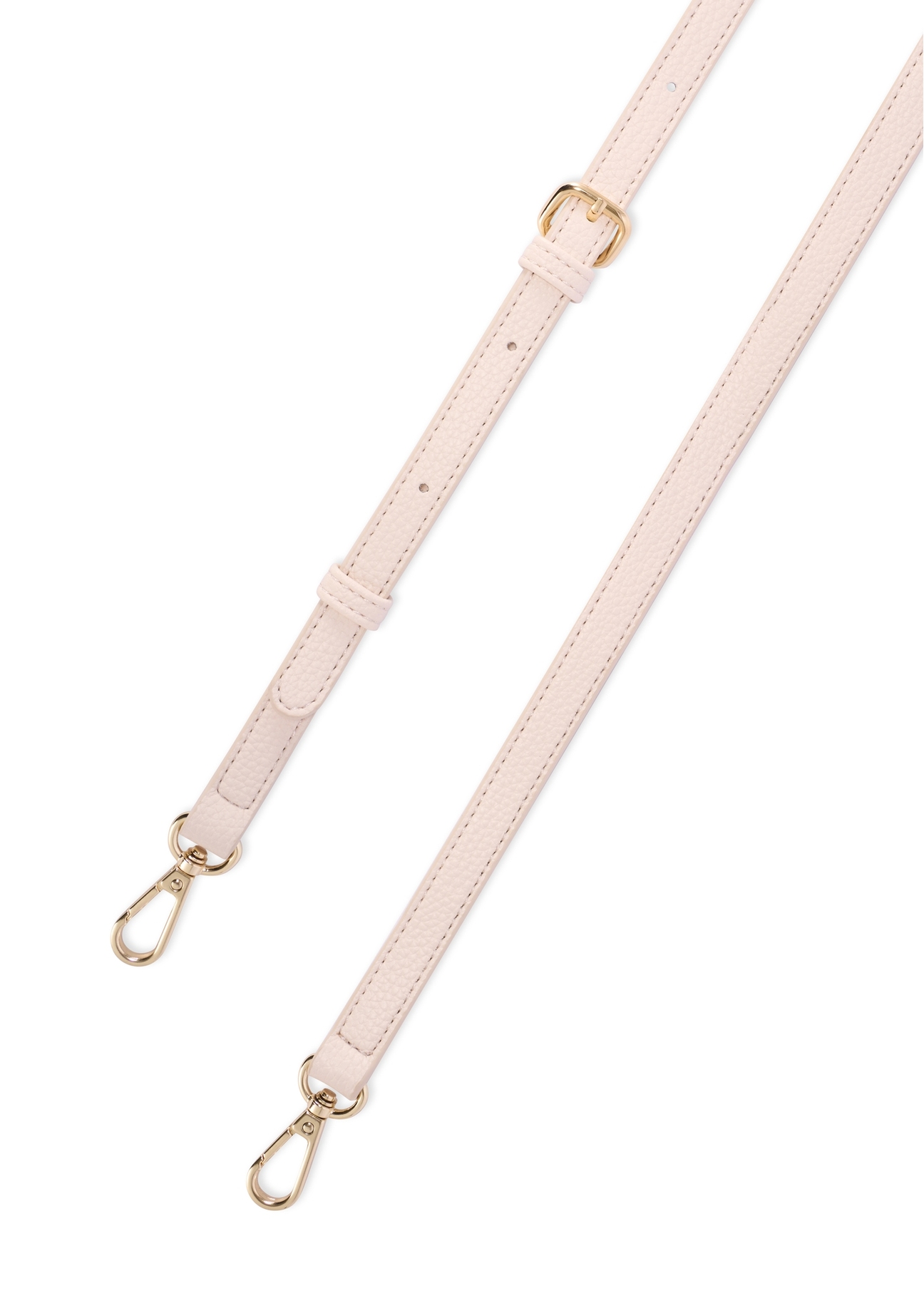 Кремова жіноча сумочка з монограмою TOREC-1159-0B(W26), крупний план деталі на білому фоні.