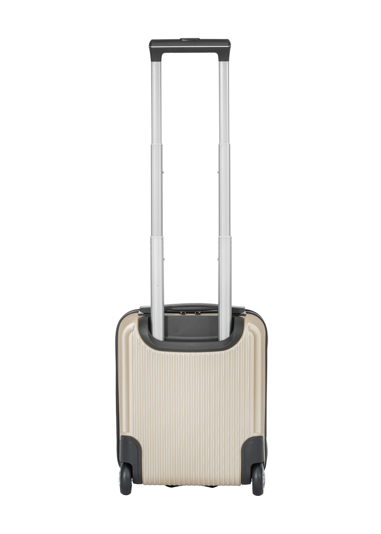 Валіза на колесах WALAB-0053-0X-16(W26), вигляд виробу ззаду на білому тлі.