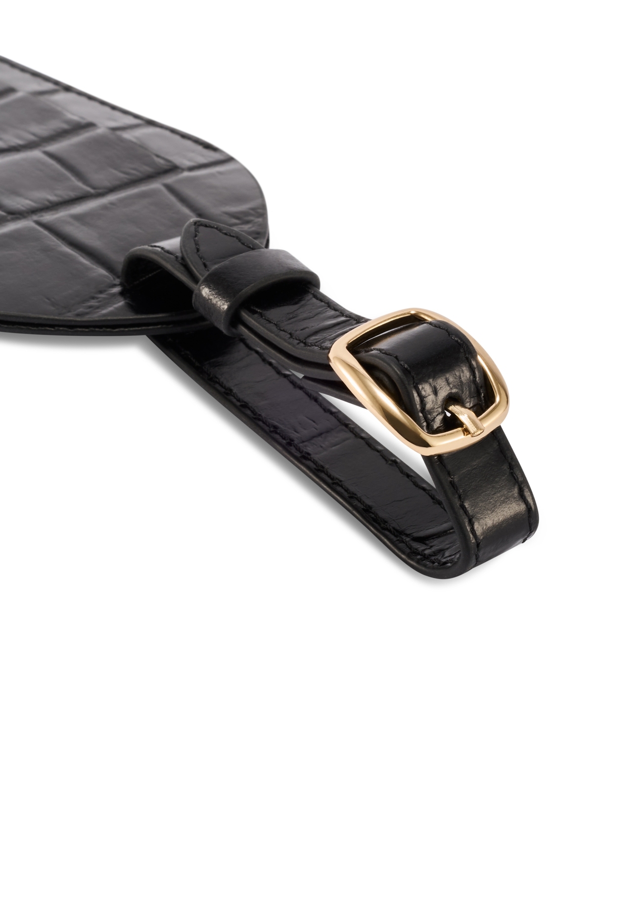 Skórzany brelok z motywem croco BRELOK-0222-97(Z25)