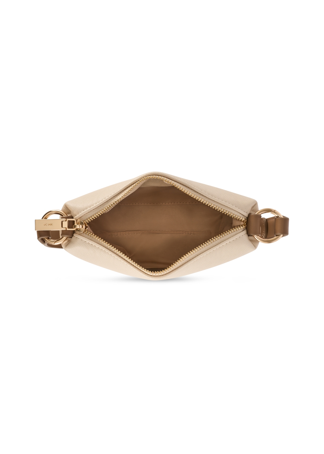 Mała kremowa torebka damska TOREC-0882-0C(W26)