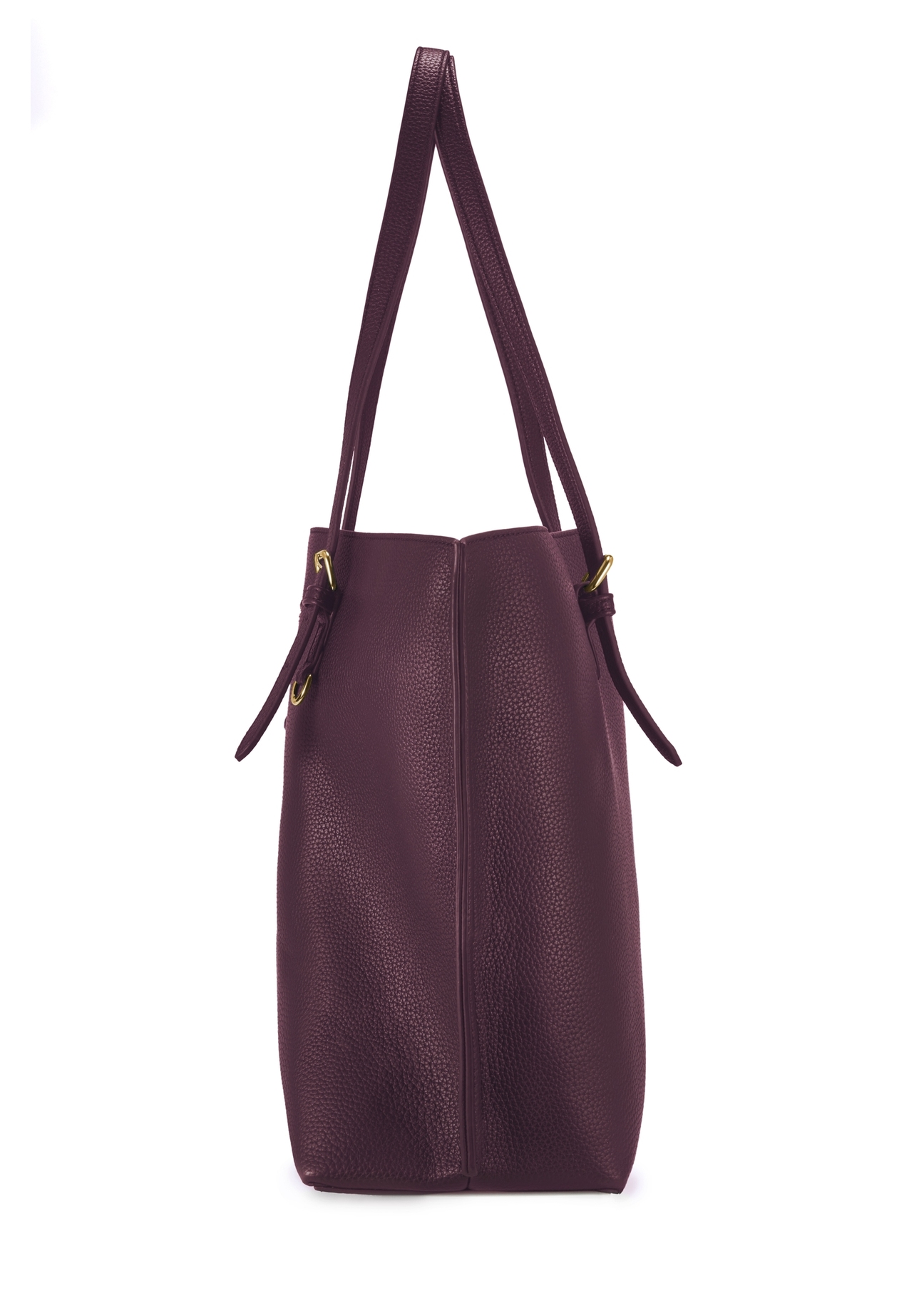 Bordowa duża torba shopper TOREC-1088-49(Z25)