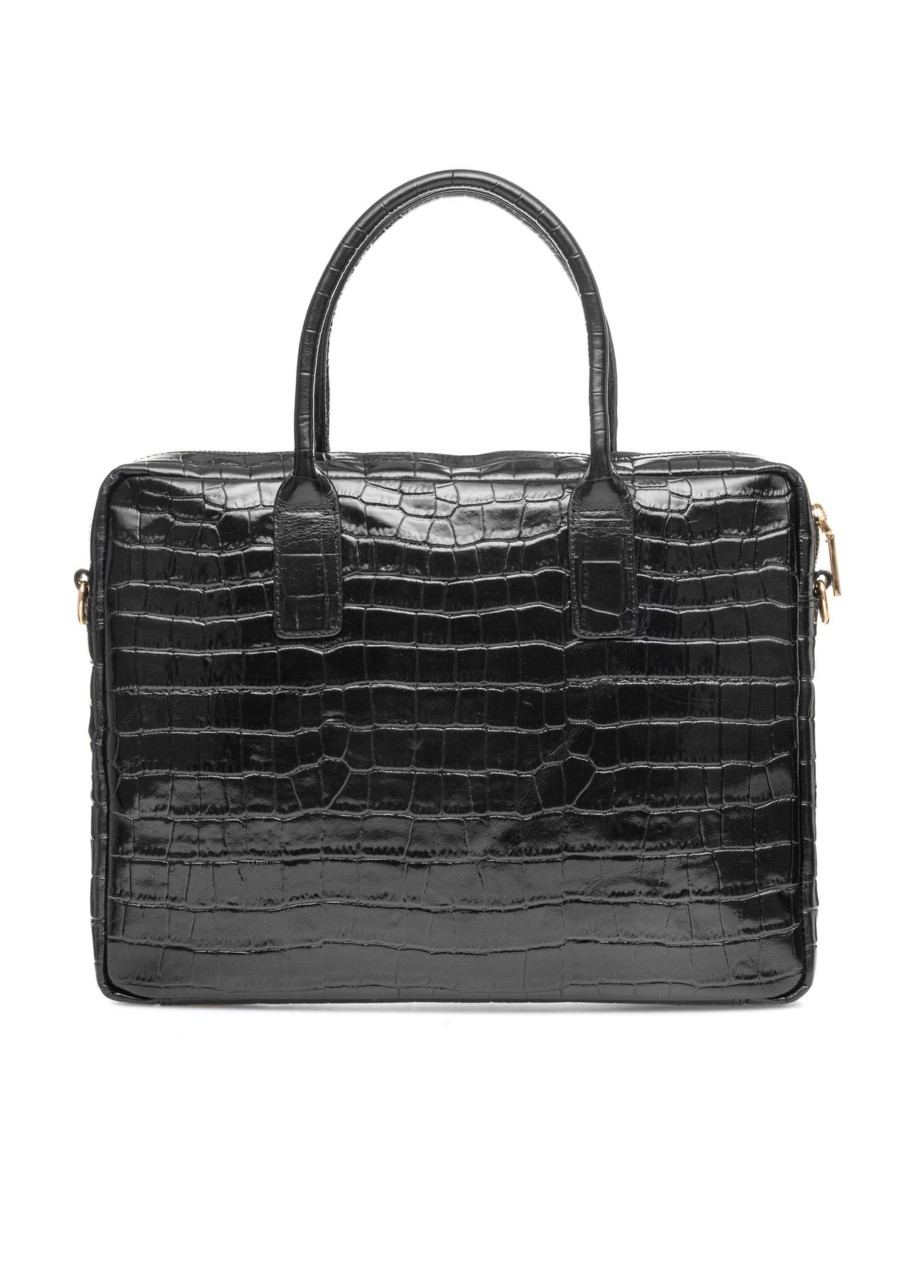 Skórzana elegancka torba damska croco TORES-1128F-9G(W26)