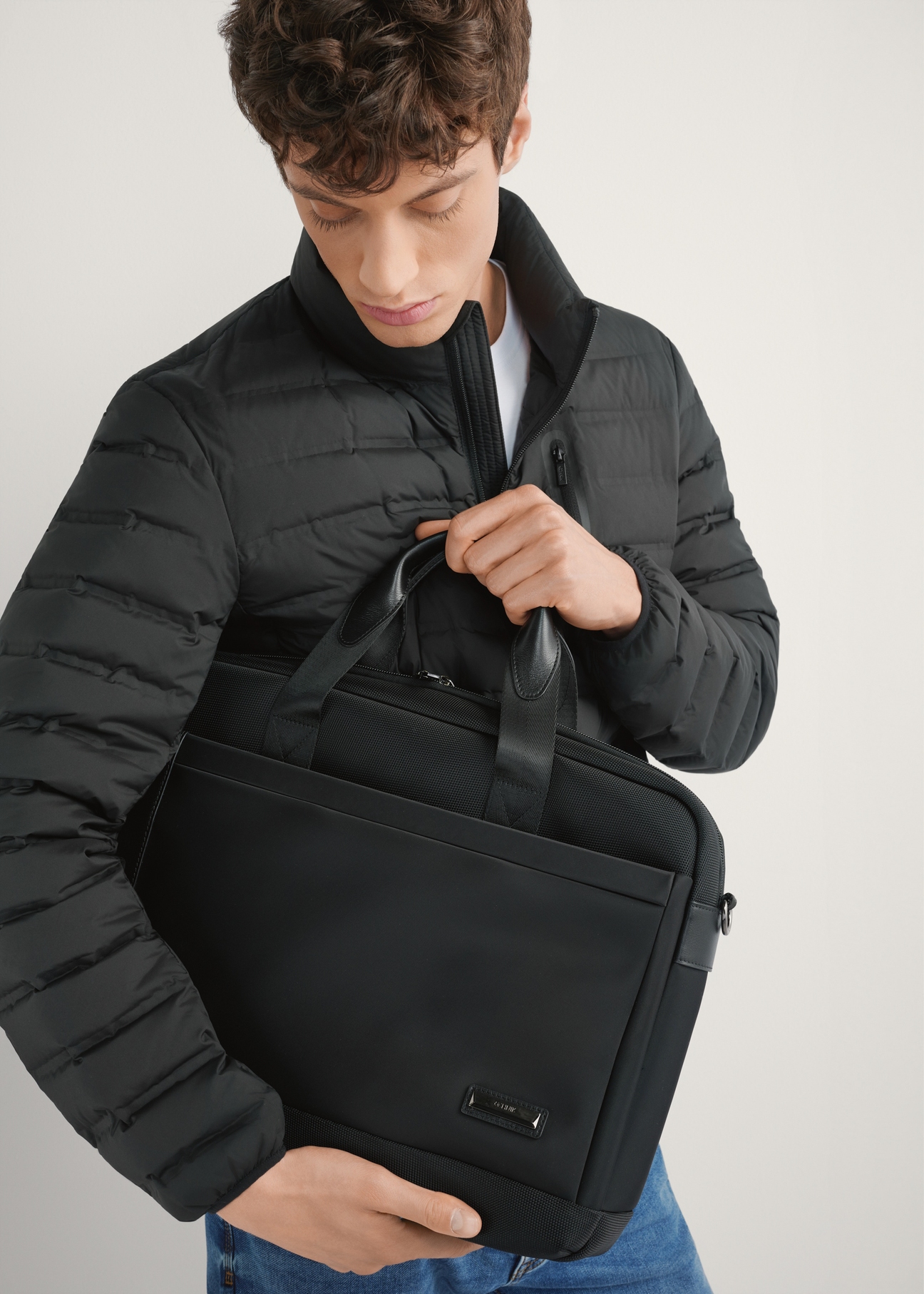 Чорна чоловіча сумка TORMN-0408-99(W26)