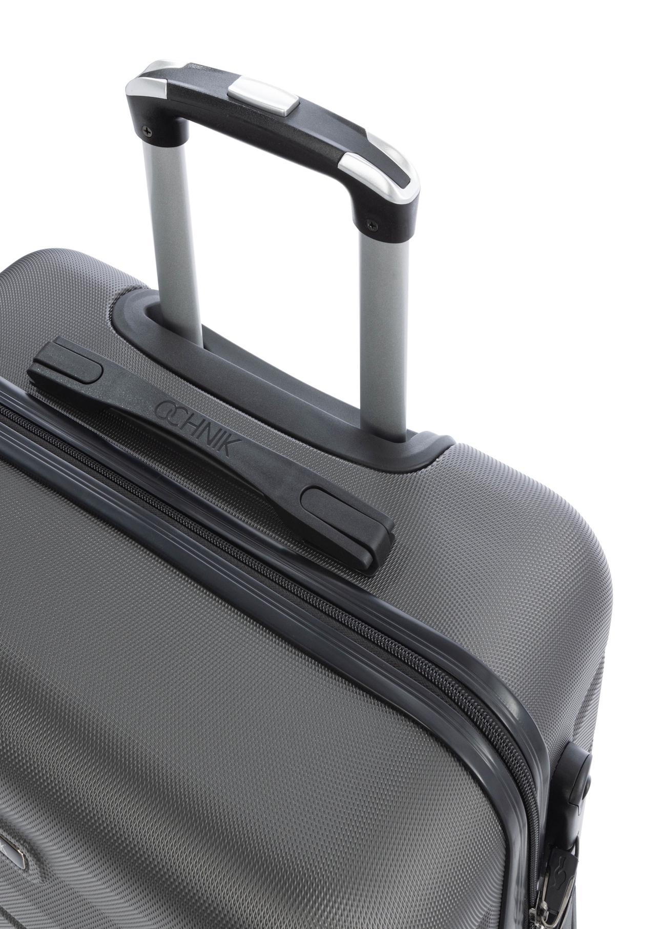 Комплект валіз на колесах 19''/24''/28'' WALAB-0067-9B(W26), вигляд ручки виробу на білому фоні.