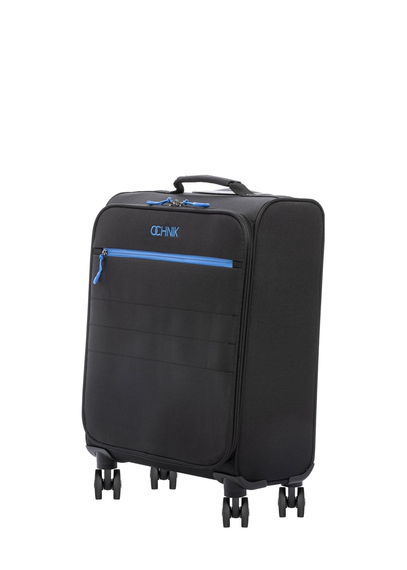 Комплект валіз на колесах WALNY-0045-99(W26) розміром 19/24/28 дюймів, діагональний вигляд виробу на білому тлі.