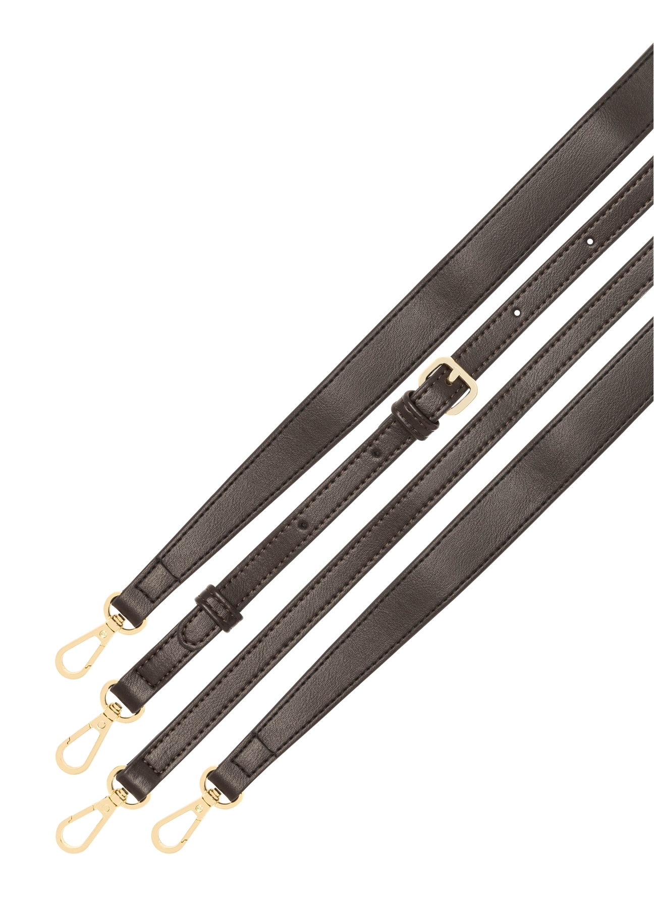 Коричнева жіноча сумка зі штучної шкіри TOREC-1081-1H(W26), крупний план деталі виробу на білому фоні.