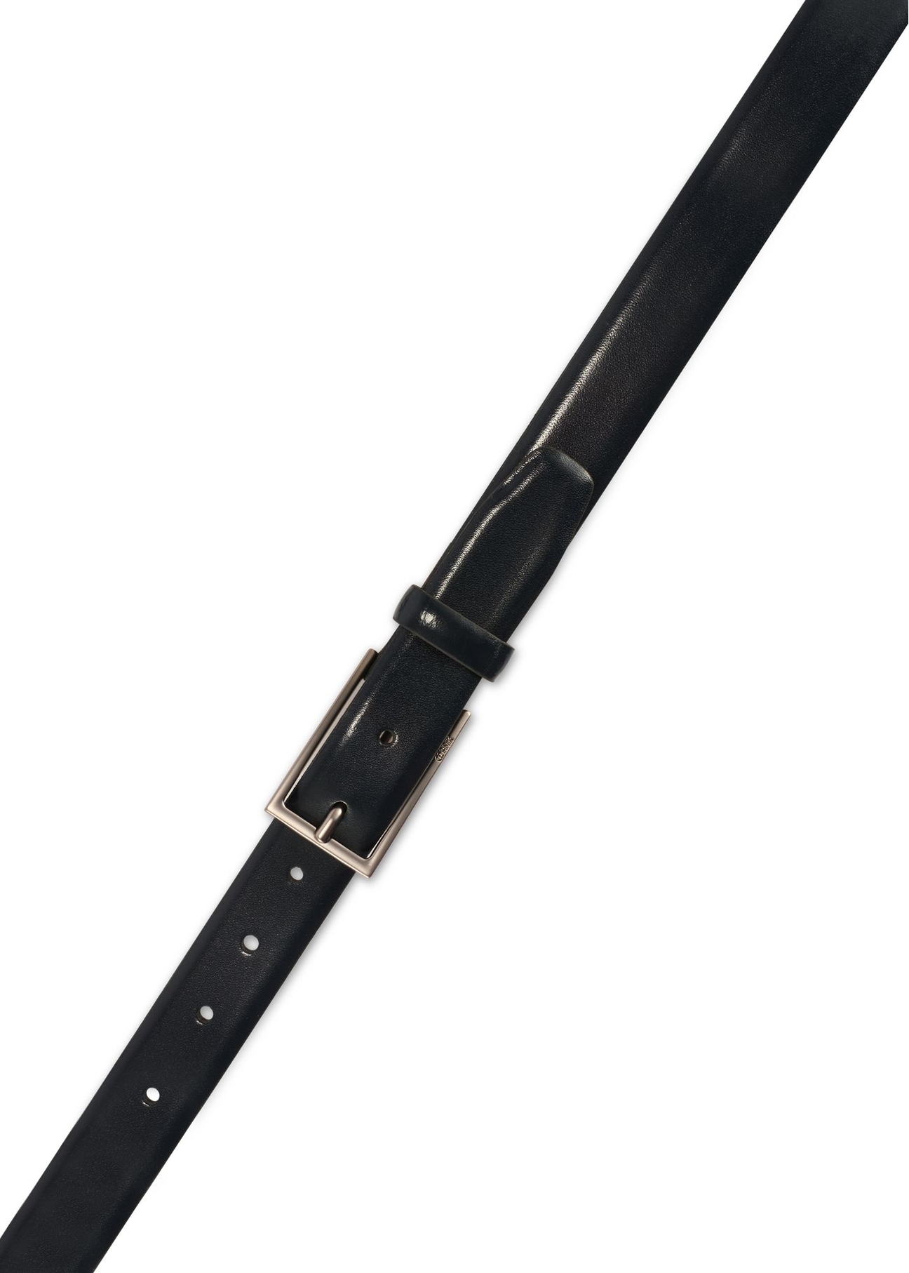 Granatowy skórzany pasek męski PASMS-0256-7E(Z26)