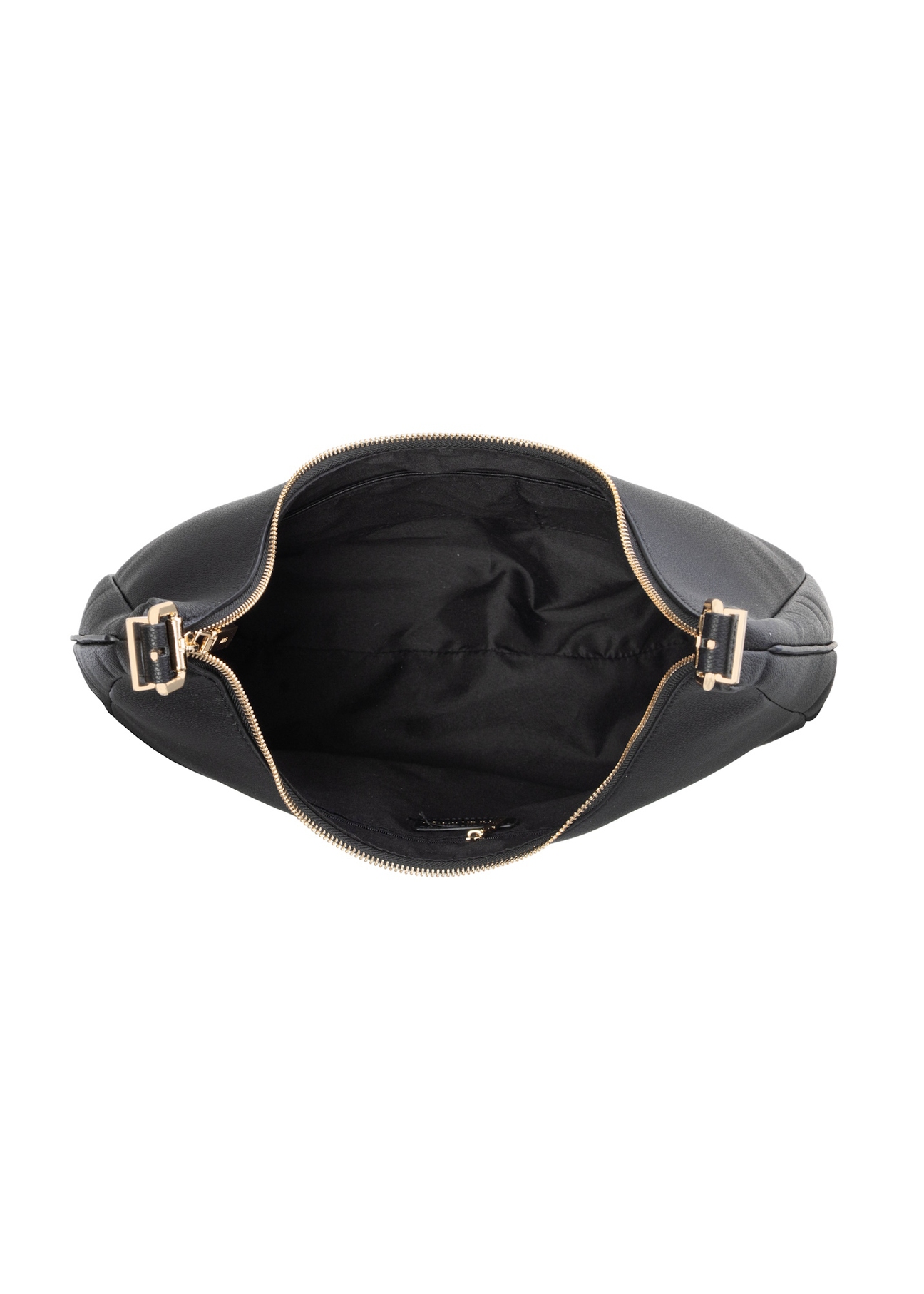 Чорна жіноча сумка-шопер TOREC-1238-99(W26), вигляд товару всередині на білому фоні.