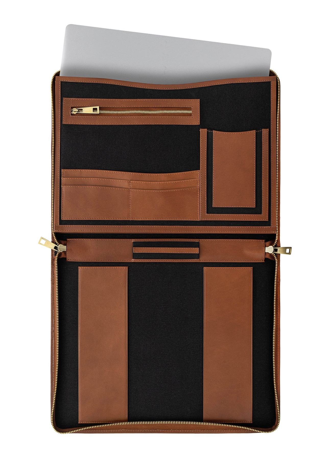 Коричневий шкіряний портфель чоловічий TORMS-0453-88(W25)-05