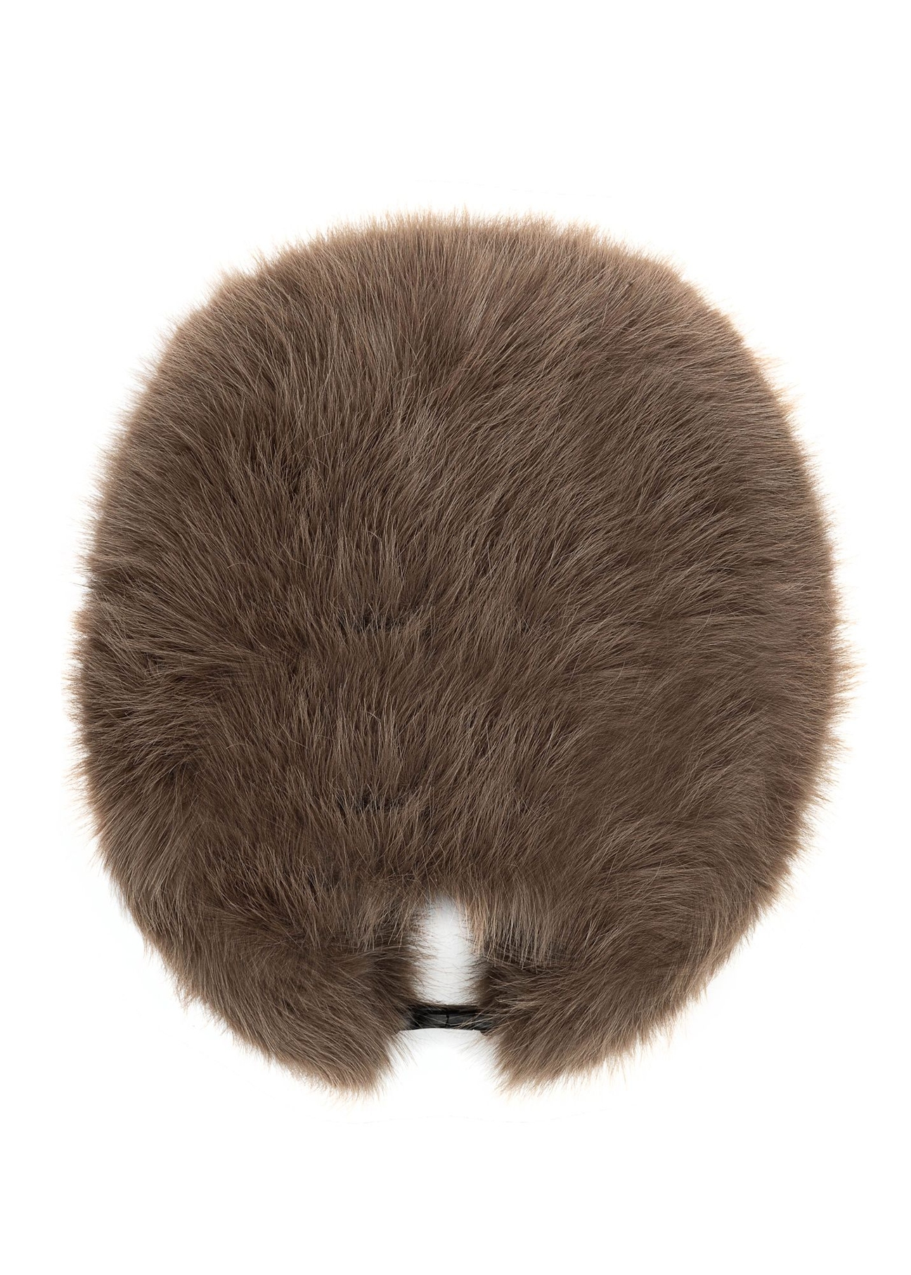 Brązowa czapka uszatka damska CZADF-0047-1H(Z26)