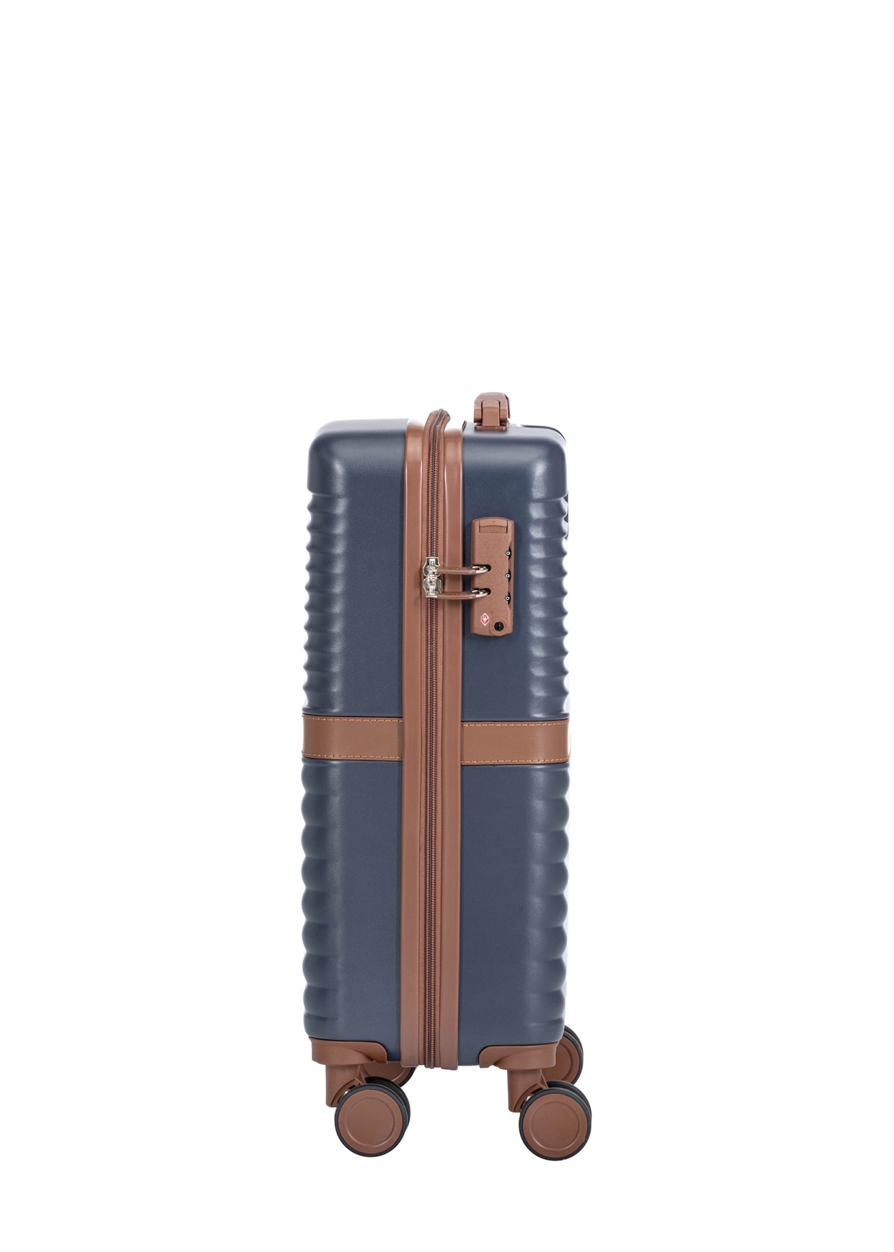 Маленька валіза на колесах WALAB-0084-7D-19(W26), вигляд виробу збоку на білому фоні.