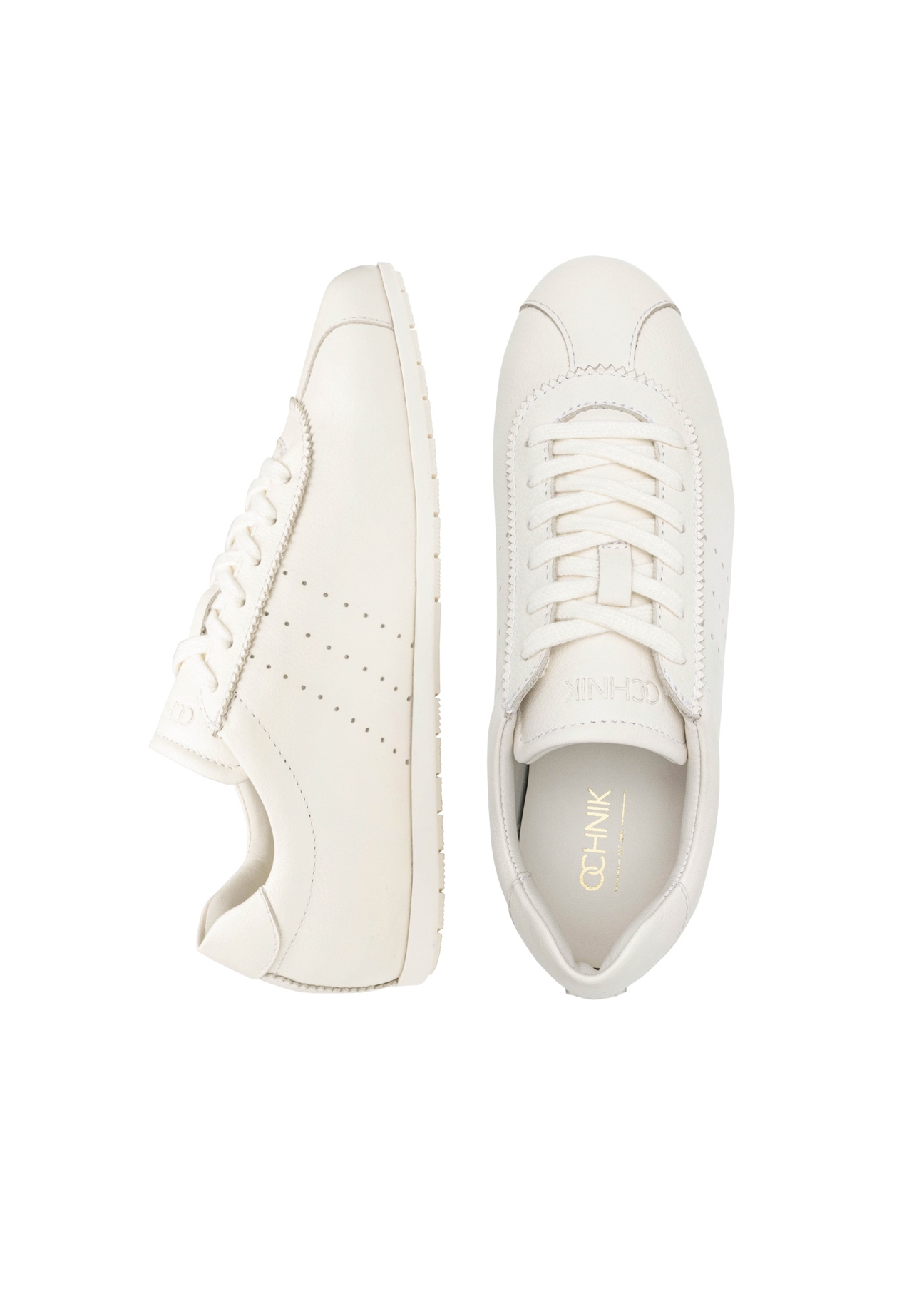 Жіноче взуття кремового кольору BUTYD-1261-0B(W26), вигляд виробу зверху на білому тлі.