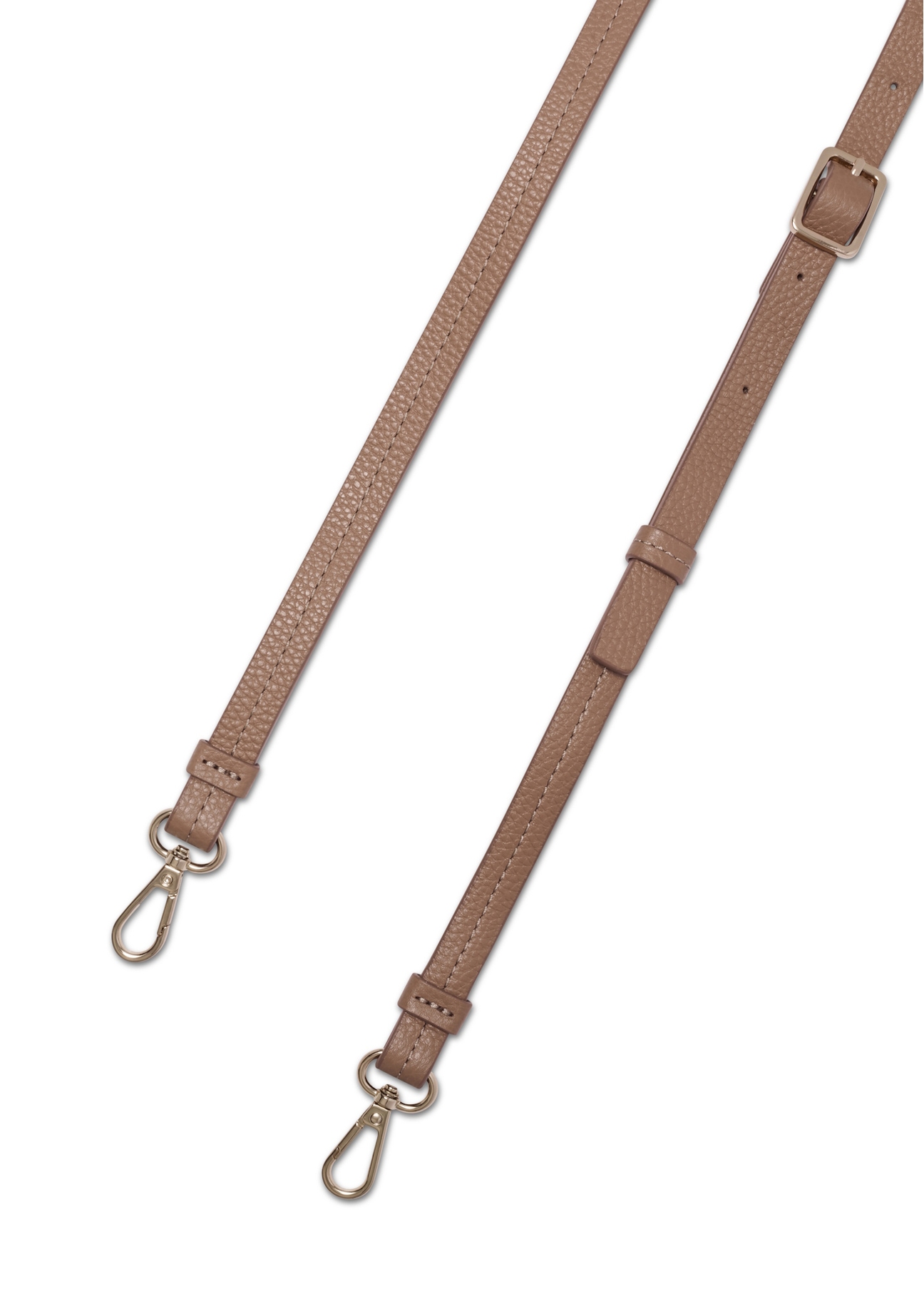 Шкіряна кремова сумка через плече TORES-1275-0B(W26), вигляд виробу з ремінцем на білому фоні.