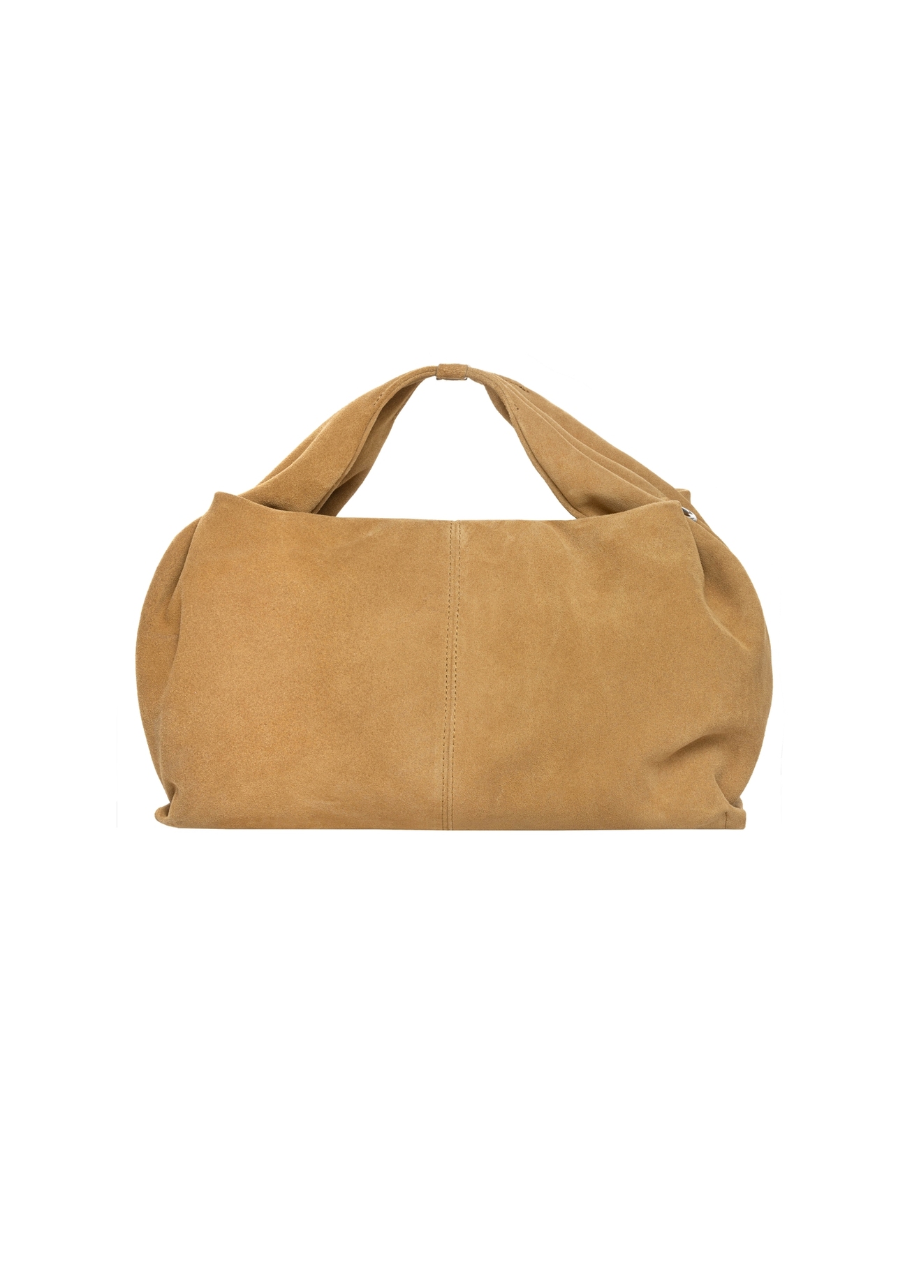 Zamszowa średnia torebka damska TORES-1311-1B(W26)