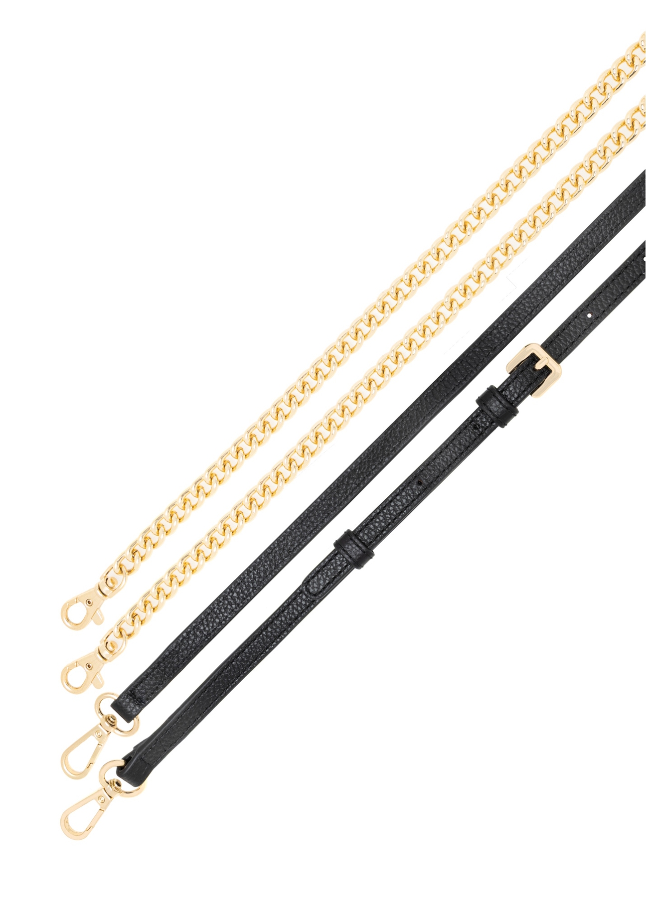 Маленька жіноча шкіряна сумочка TORES-1278-9I(W26), вигляд виробу з ремінцями на білому фоні.